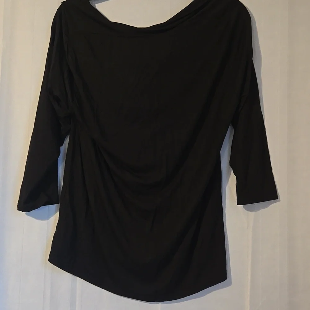 Ruby Ribbon Black Women's Ruched Top Size XXL NWOT - Picture 5 of 5